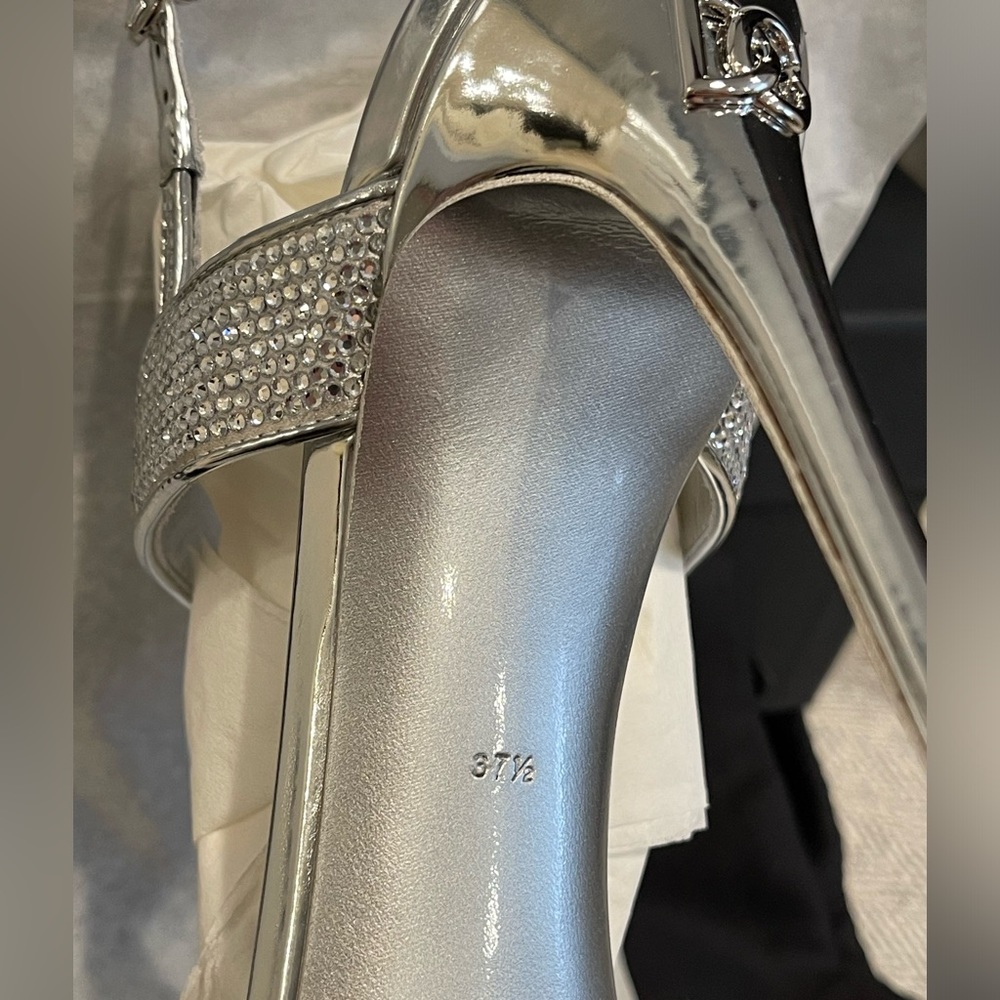‼️SOLD‼️DOLCE&GABBANA KIM heels sandals with fusible rhinestones, NWT - Picture 10 of 15